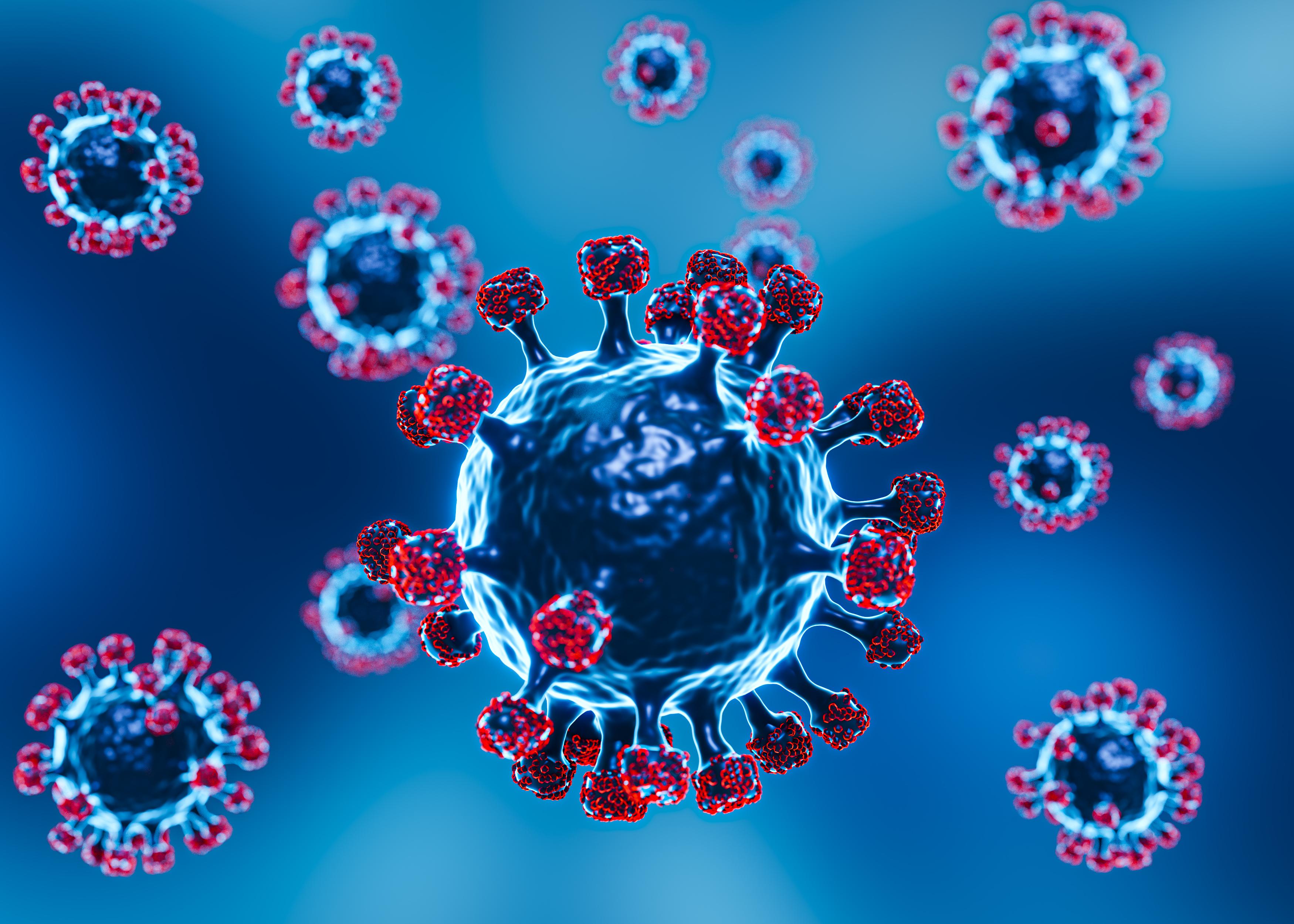 Ilustration of Corona virus 